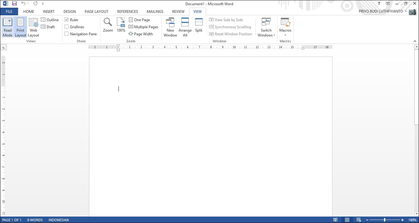 sekian artikel tentang cara menampilkan rules pada microsoft office