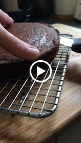 video - cutting cake in half