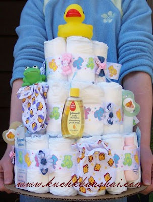 How to Make a Diaper Cake