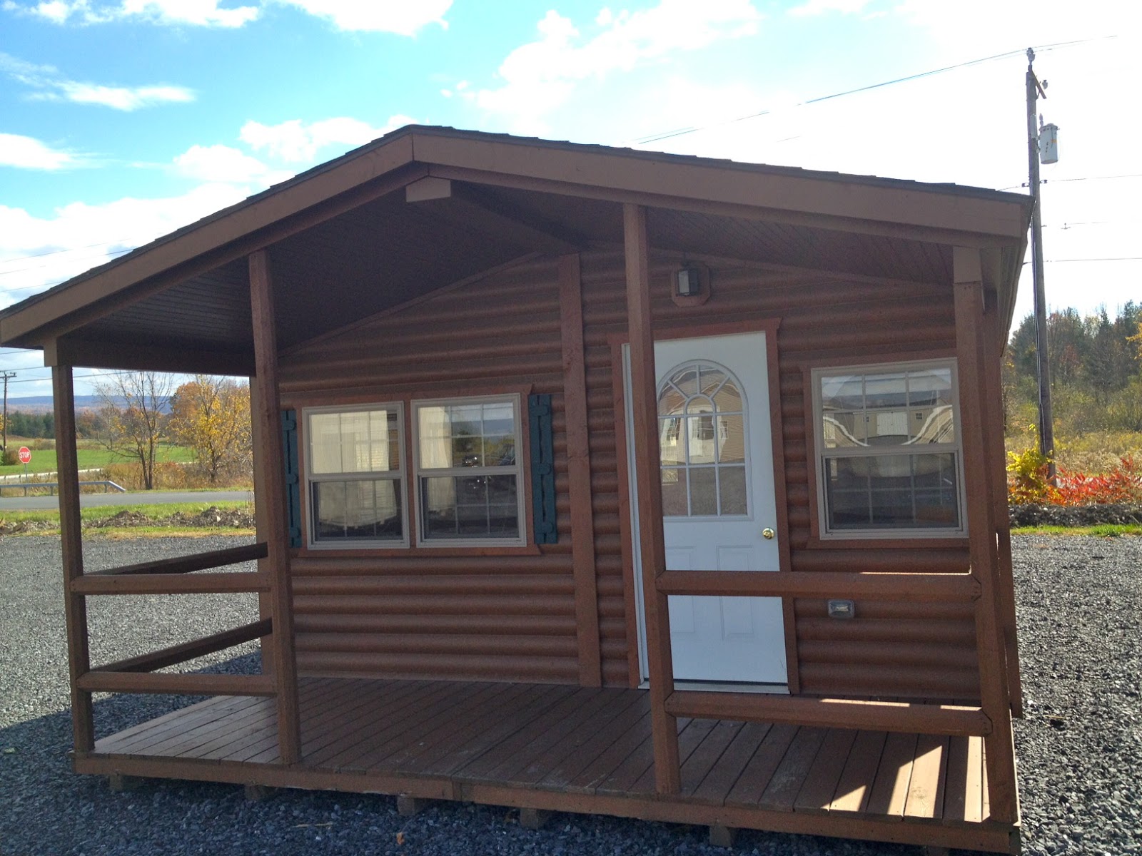 Small Scale Homes Wood Tex Adirondack Cabin