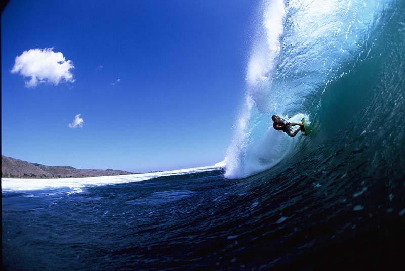 Surfing at Lakey Beach Surfing at Lakey Beach