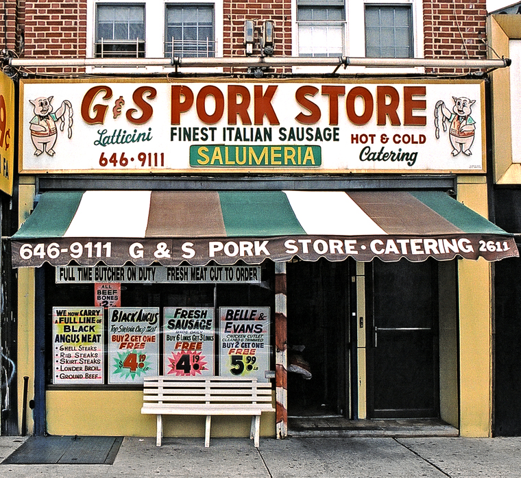 James and Karla Murray Photography G&S Pork Store in Brooklyn is a
