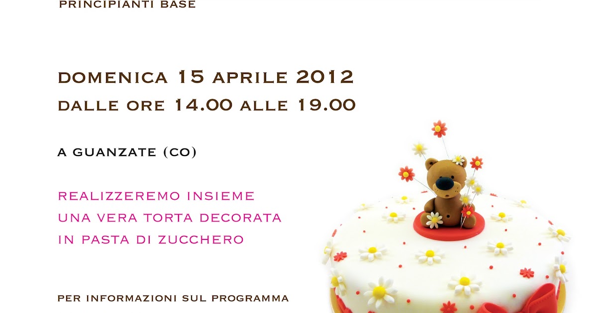 Corso di Cake design Polvere di Zucchero:cake design e ...