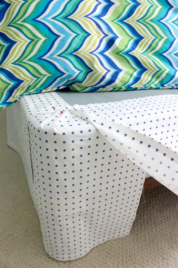Diy King Bed Skirt Diy King Bed Skirt