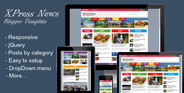 download xpress news responsive blogger magazine template free how download magazine template