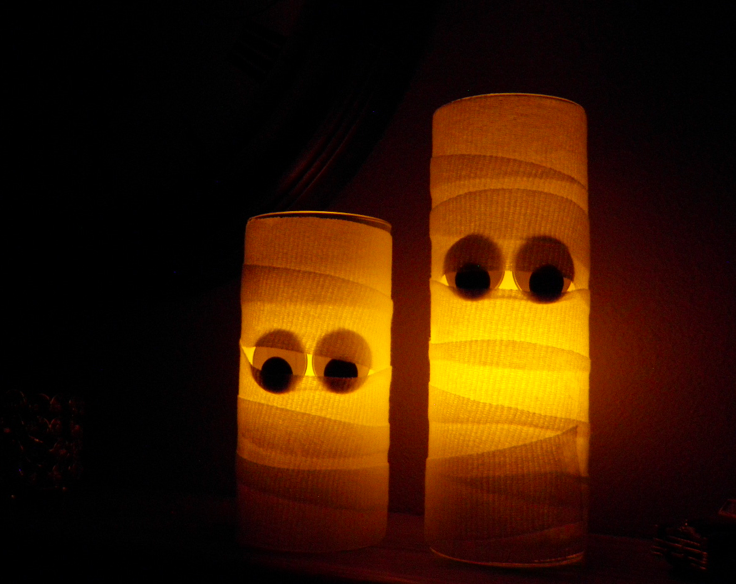 The Stylish Nest Mummy Candle Holders