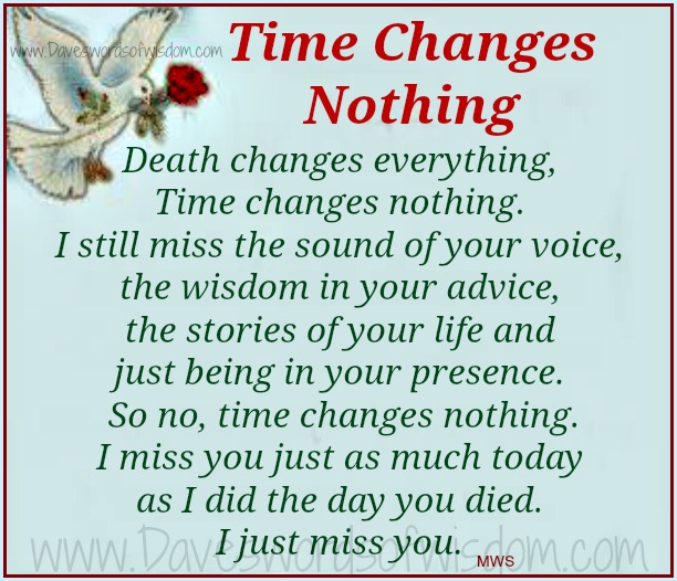time changes time changes