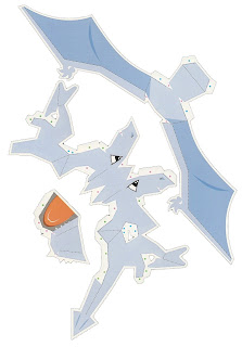 Aerodactyl Papercraft Instruction Aerodactyl Papercraft