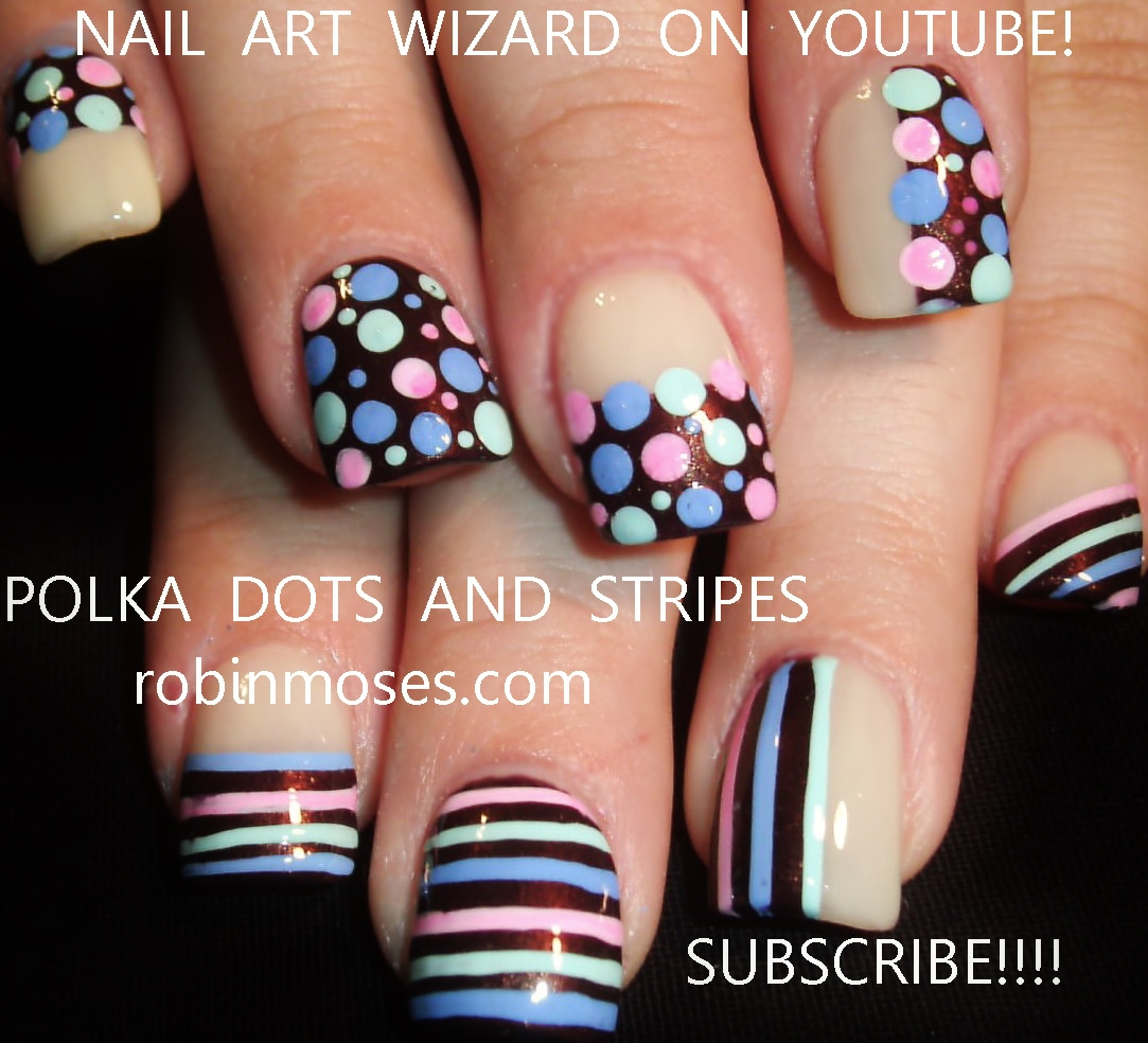 Robin Moses Nail Art BI POLAR GIRLS NAILS! Watercolor Flower Nail Art