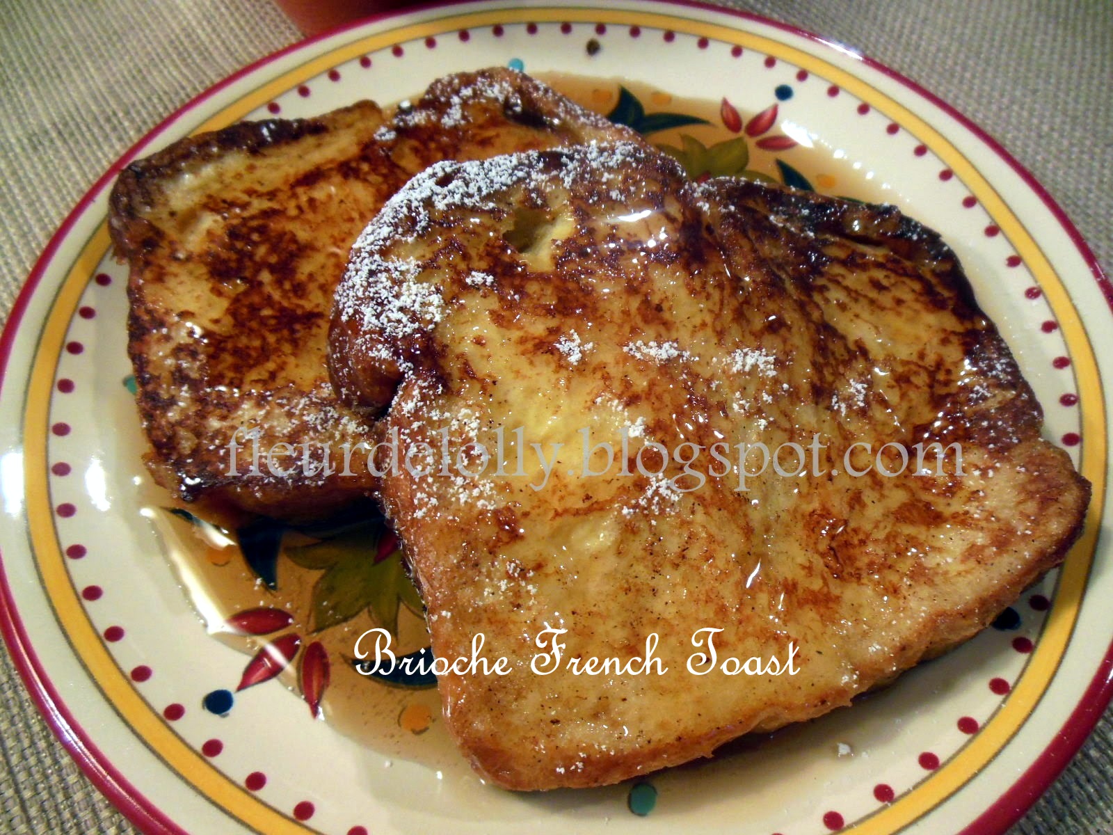 Fleur de Lolly Brioche French Toast