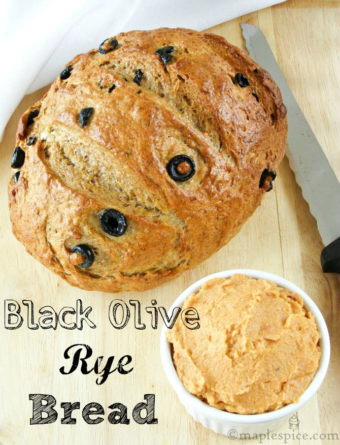 maple•spice SunDried Tomato and White Bean Spread with Black Olive