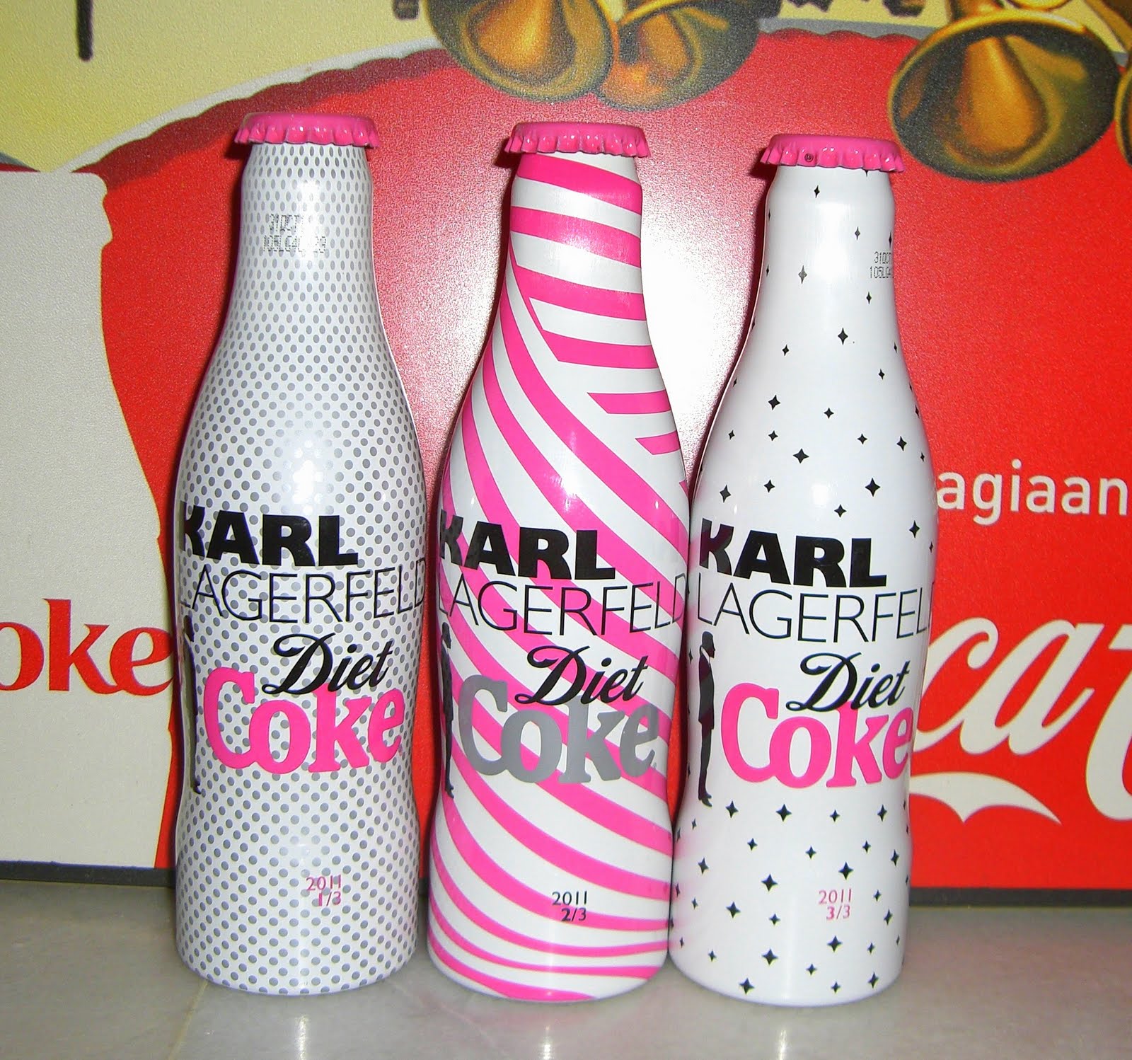 Aluminum Bottle Collector Club Diet Coke Karl Lagerfeld Limited Edition Uk 2011