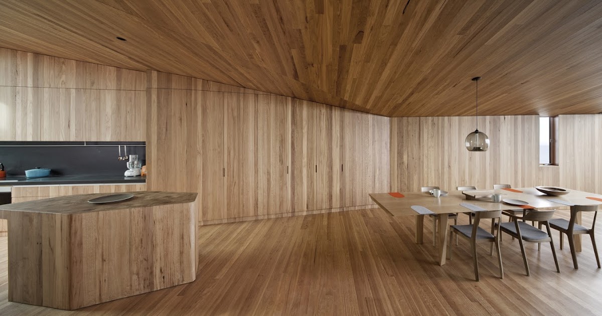 Revestimientos de madera en esta casa en la costa de Australia|Espacios
