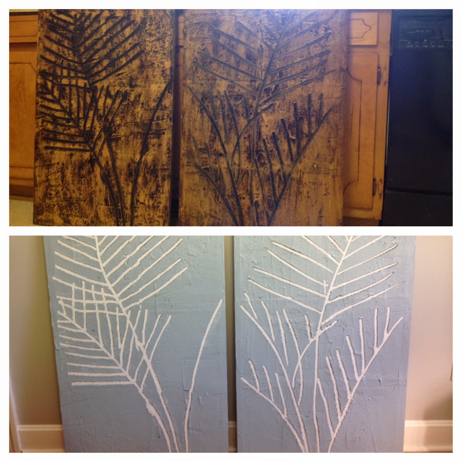 Blissfully Chic DIY The Painting That Needed Repainting