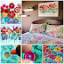 Idea: Cuadro con flores al crochet / Idea: Wall art with flowers crocheted