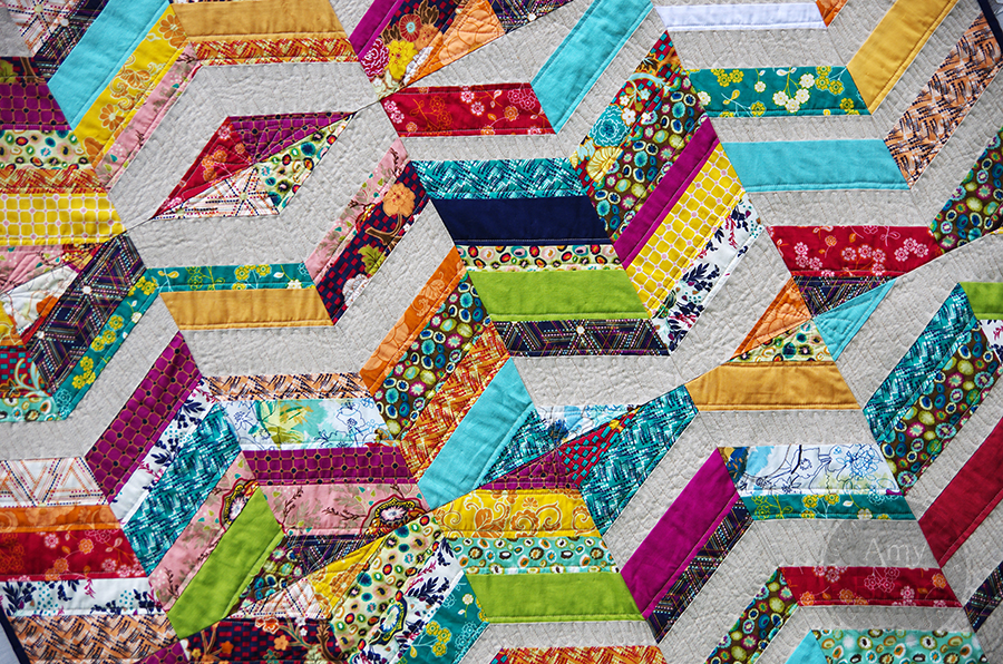 Indie Vibrations Quilt During Quiet Time