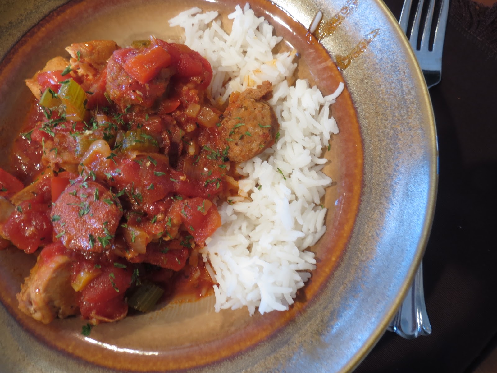 CoffeeBiscotti Chorizo Italian Sausage Gumbo