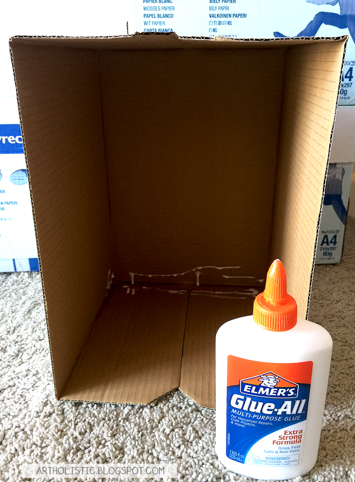 Art Holistic Cover Box using SelfAdhesive Foil