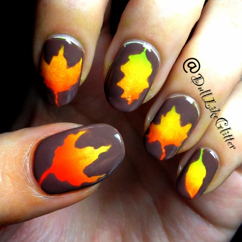 thanksgiving and fall nail art