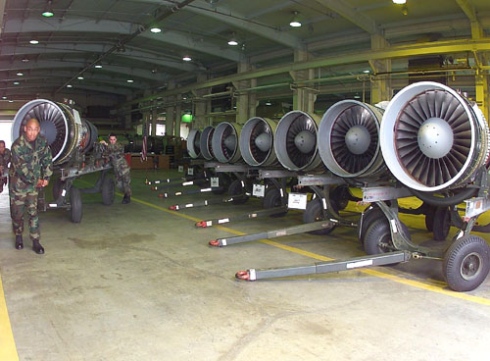 TF-34 Turbofan used on S-3B Viking