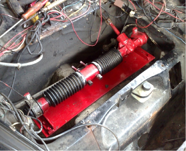 Suporte Para Caixa De Direção Do Monza No Fusca Tudo Sobre Fuscas E Cia Caixa De Direcao Adaptada No Fusca