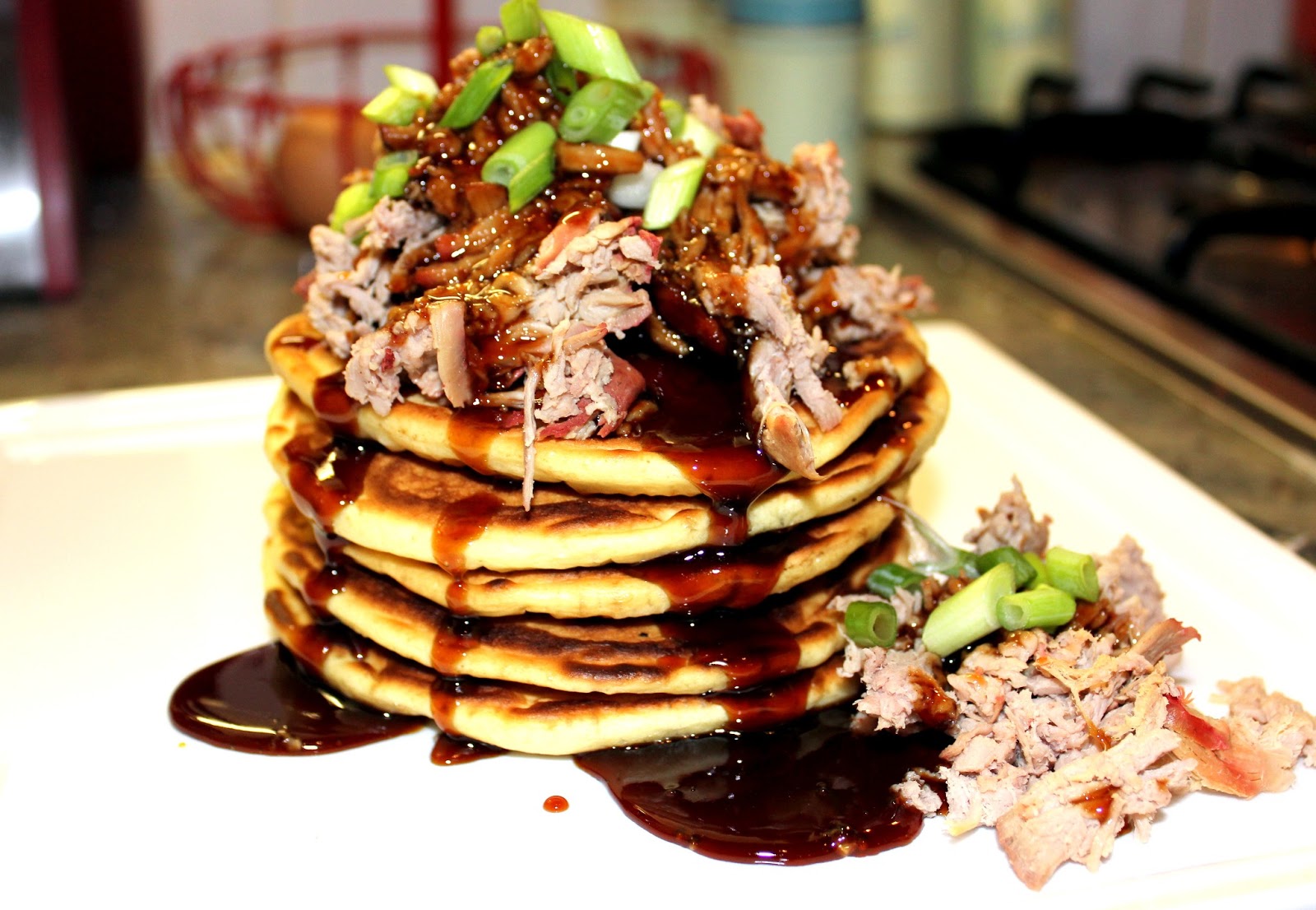 Cookie Queen Kitsch'n Pancake Tuesday Creation! With Duck 'n' Maple!