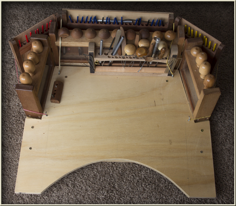 Whimsical Wood Wedding Lovespoon and Workspace