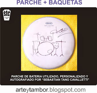 PARCHE AUTOGRAFIADO STC MERCHANDISING