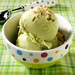 Helado de aguacate o palta Helado de aguacate o palta