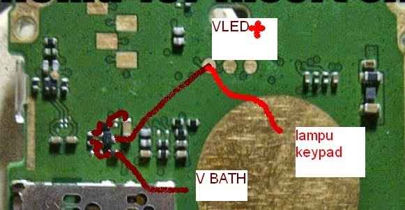 JALUR LAMPU LCD NOKIA 107 BELAJAR SERVICE HP UNTUK PARA