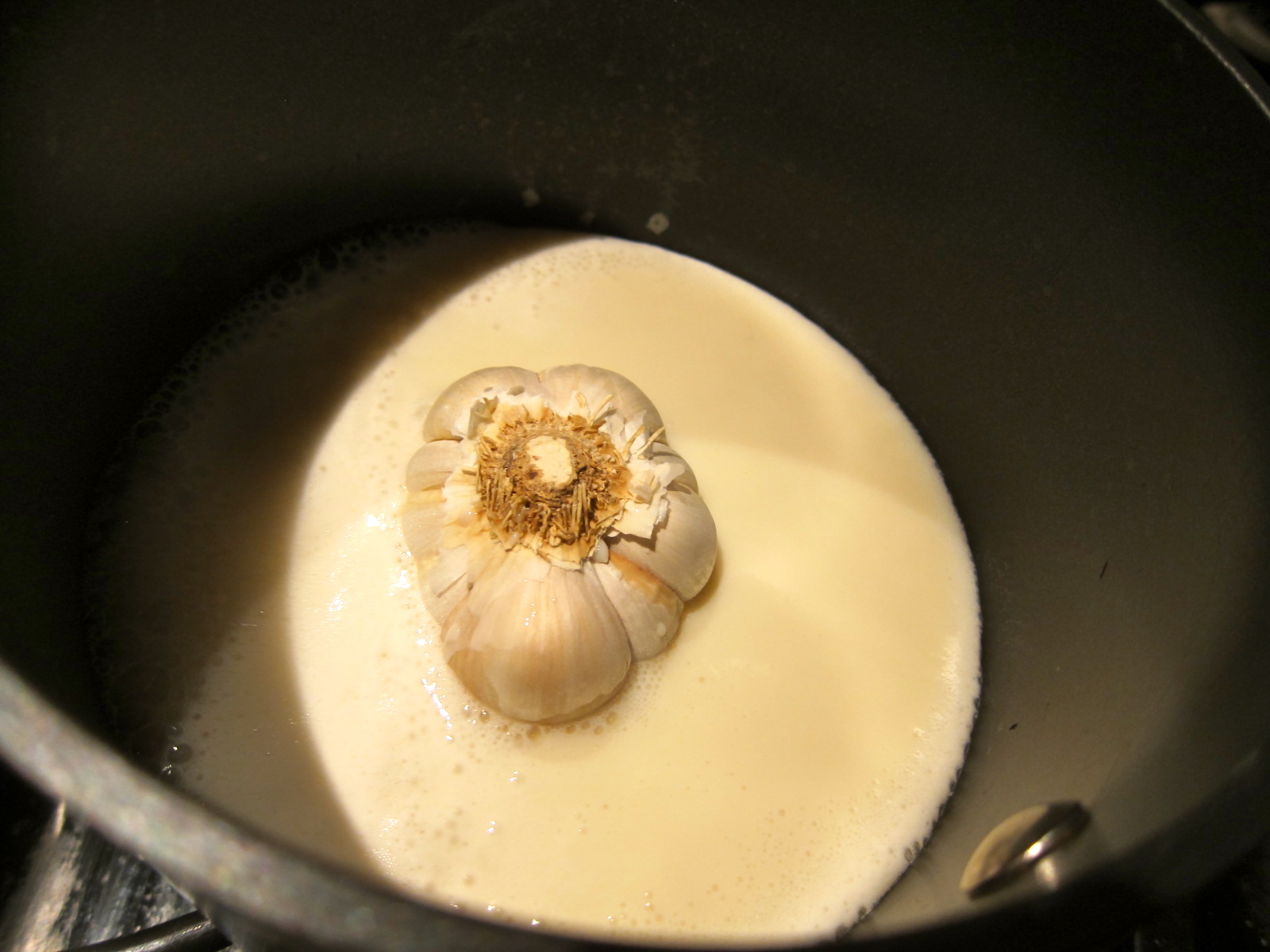 Saleena Fresh Linguine with Cream and Garlic Sauce