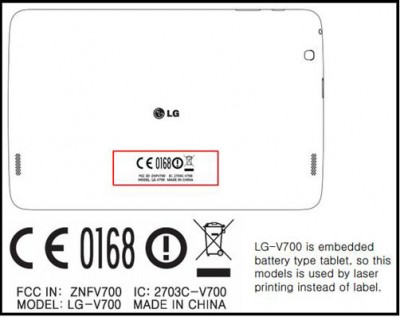 LG V700 dan V400 Suksesor LG G Pad? LG V700 dan V400 Suksesor LG G Pad?