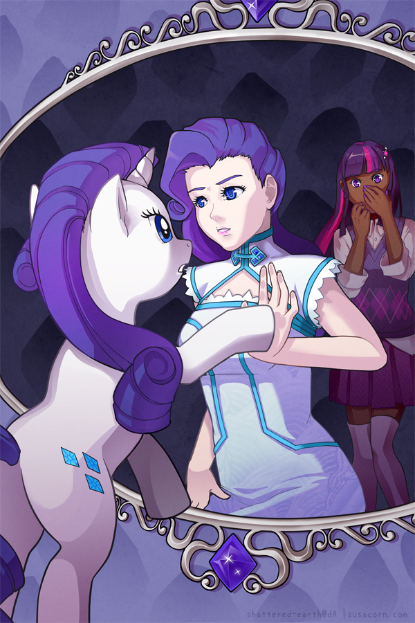 Twilight Sparkle Appreciation Thread 153327+-+artist+shattered-earth+humanized+human_ponidox+mirror+rarity+twilight_sparkle