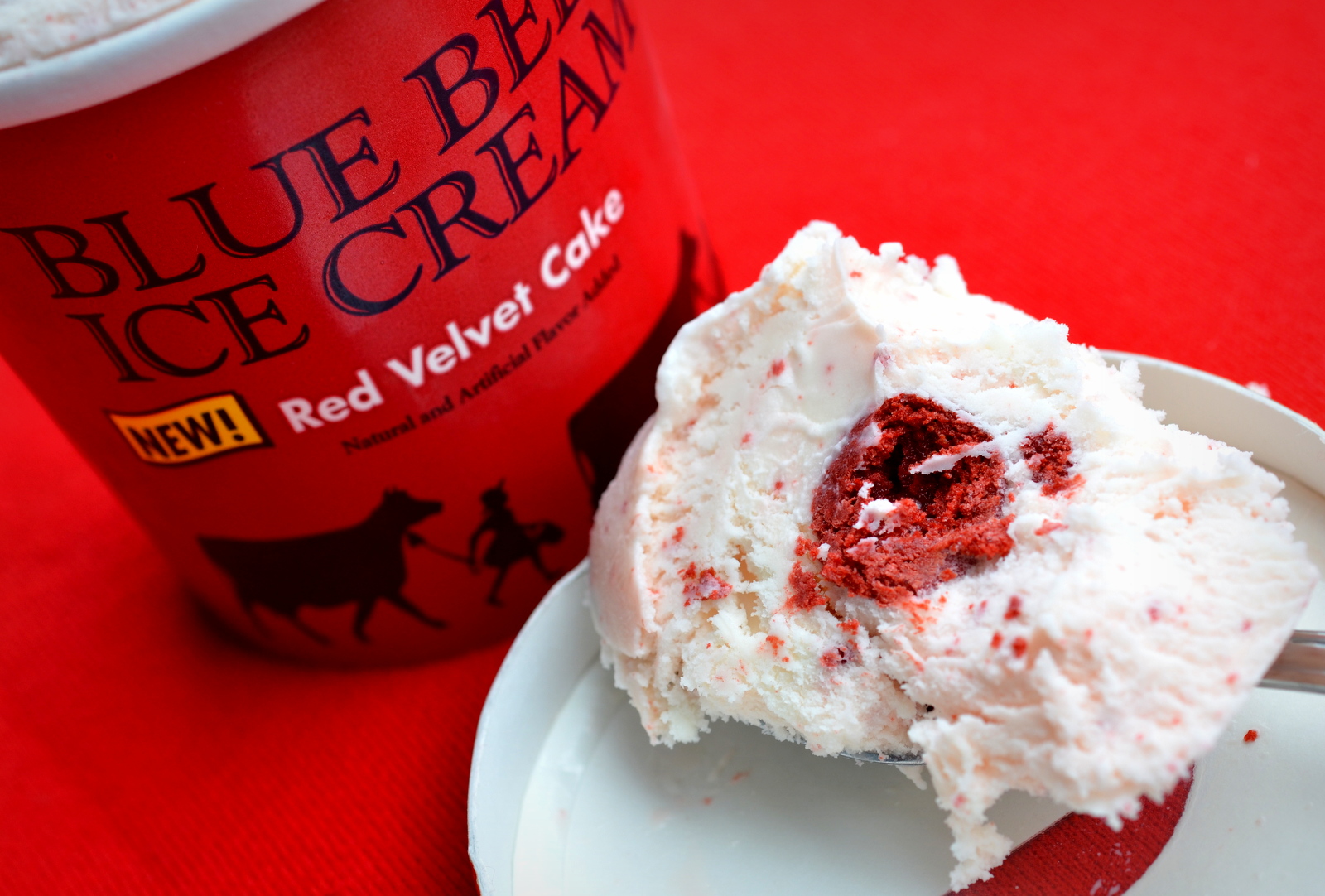 The Ice Cream Informant REVIEW Blue Bell Red Velvet Cake