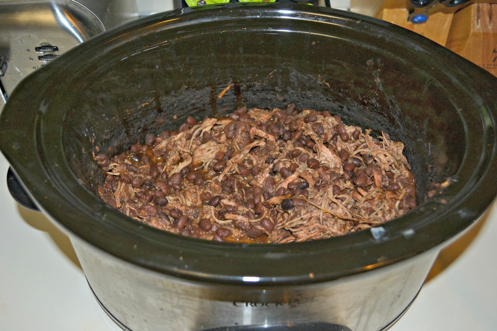 Slow Cooker Cuban Pork Tacos with Rice and Beans SundaySupper Hezzi