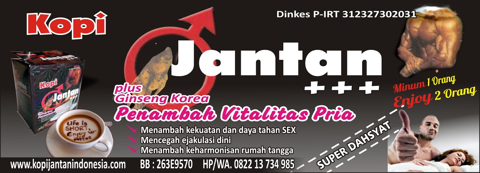 KOPI JANTAN INDONESIA MAU PESAN CP 081365400225