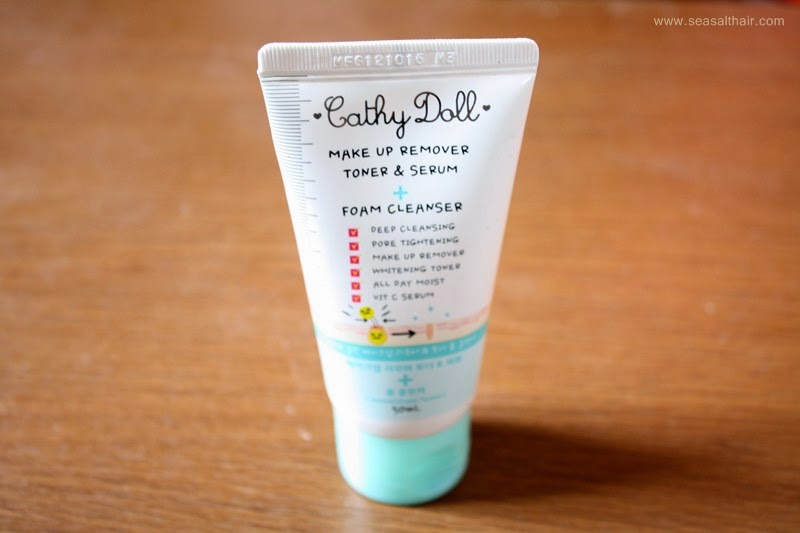 REVIEW CATHY DOLL MAKEUP REMOVER + FOAM CLEANSER Seasalthair