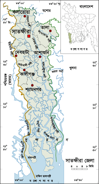 atlas of satkhira district