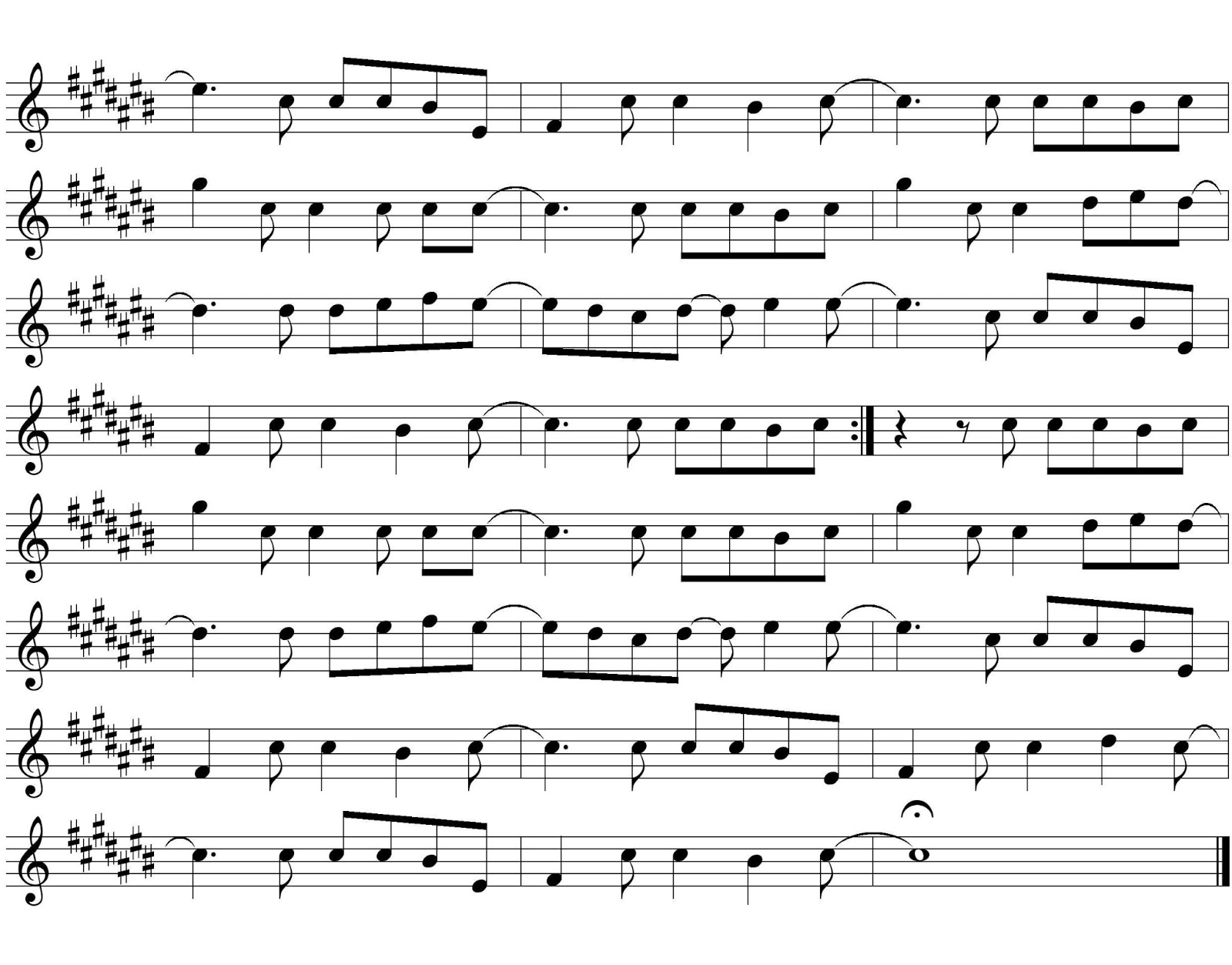 partituras gospel sax alto