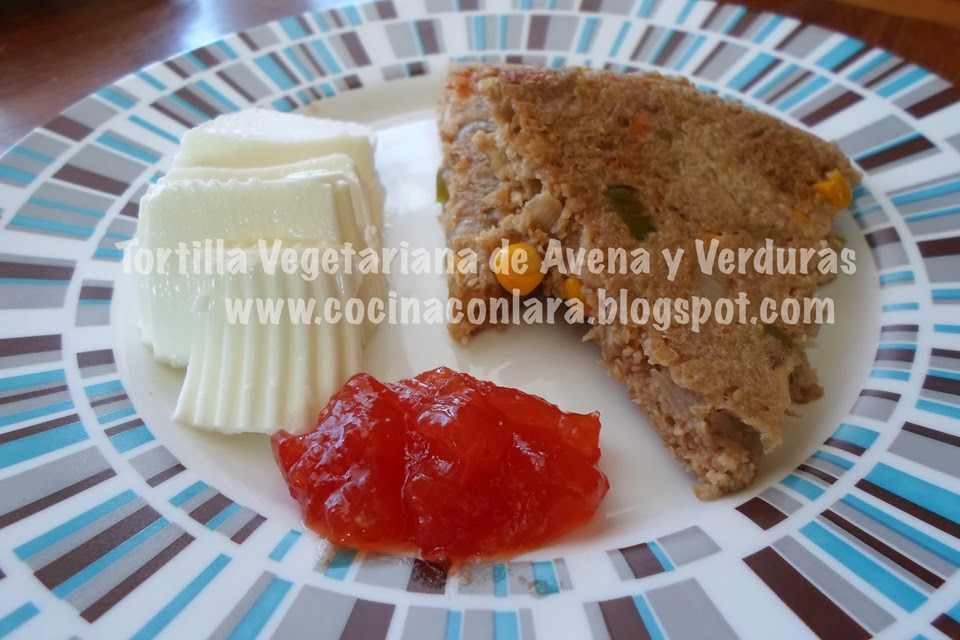Cocina con Lara Tortilla Vegetariana de Avena y Verduras
