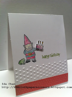 Gnome Sweet Gnome card by Ida