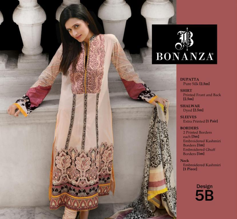 Bonanza's Summer Embroidered Lawn Magazine 2013 Clothing9Store.pk