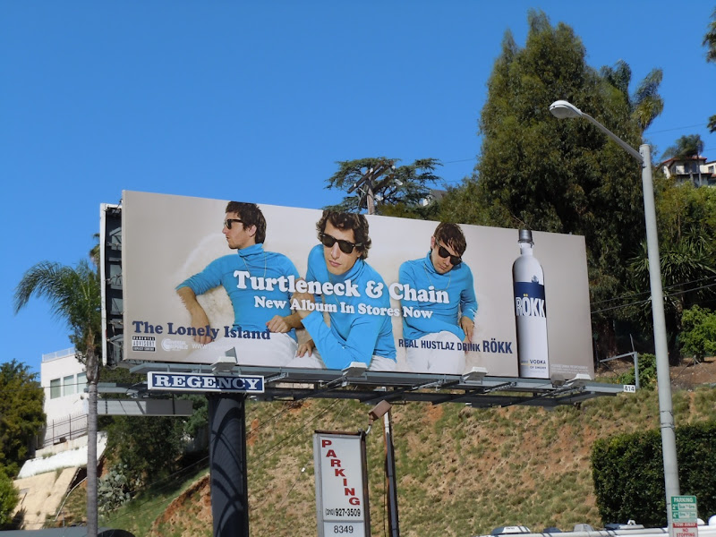 Turtleneck and Chain Lonely Island billboard