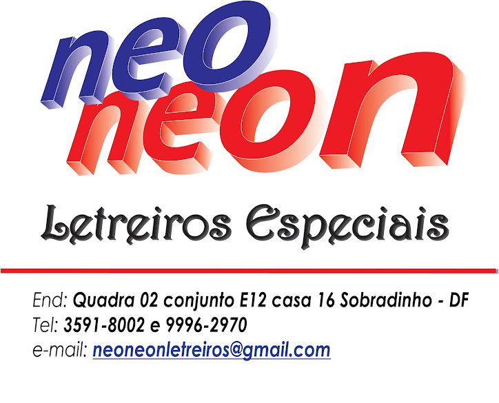 Neo Neon Letreiros Especias