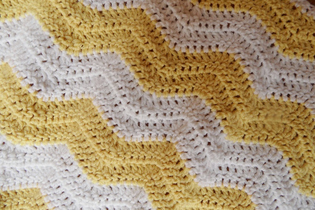 Louise Dawson Design Attic24 Neat Ripple Pattern Blanket