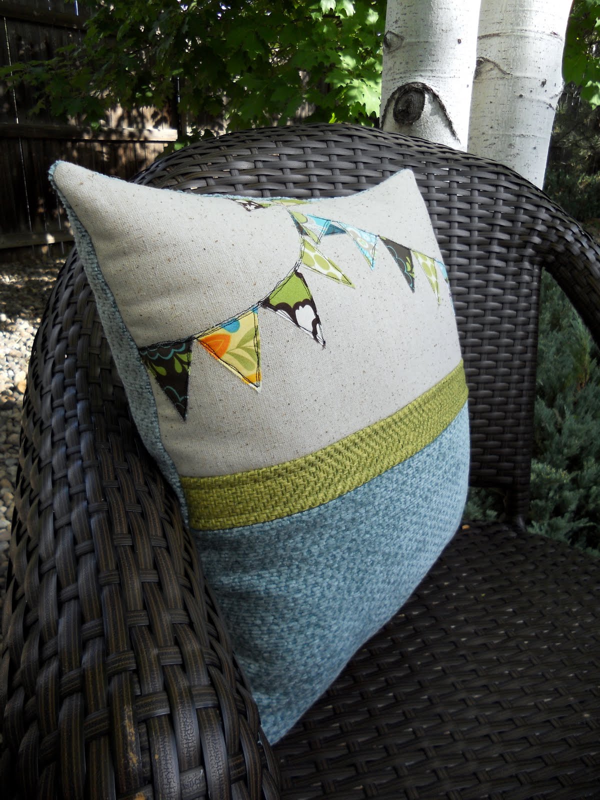 Just Another Hang Up Bunting Pillow