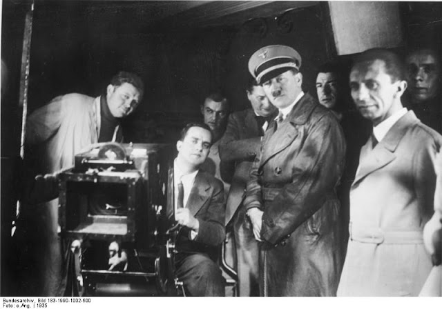 Hitler  Goebbels film studio 1935