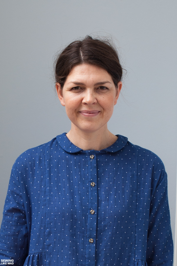 Sewing Like Mad Japanese Shirt Pattern plus Vertical Button/Buttonhole