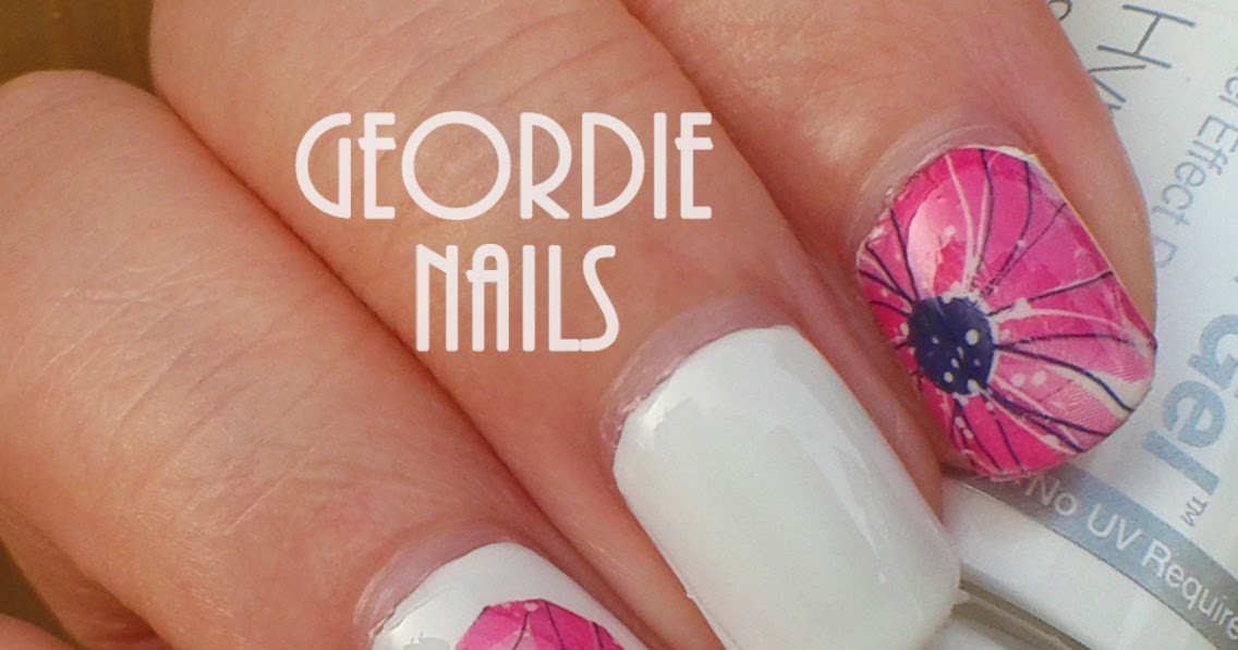 5. Hot Pink and Floral Nail Design - wide 1