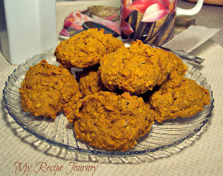 Harvest Pumpkin Oatmeal Raisin Cookies